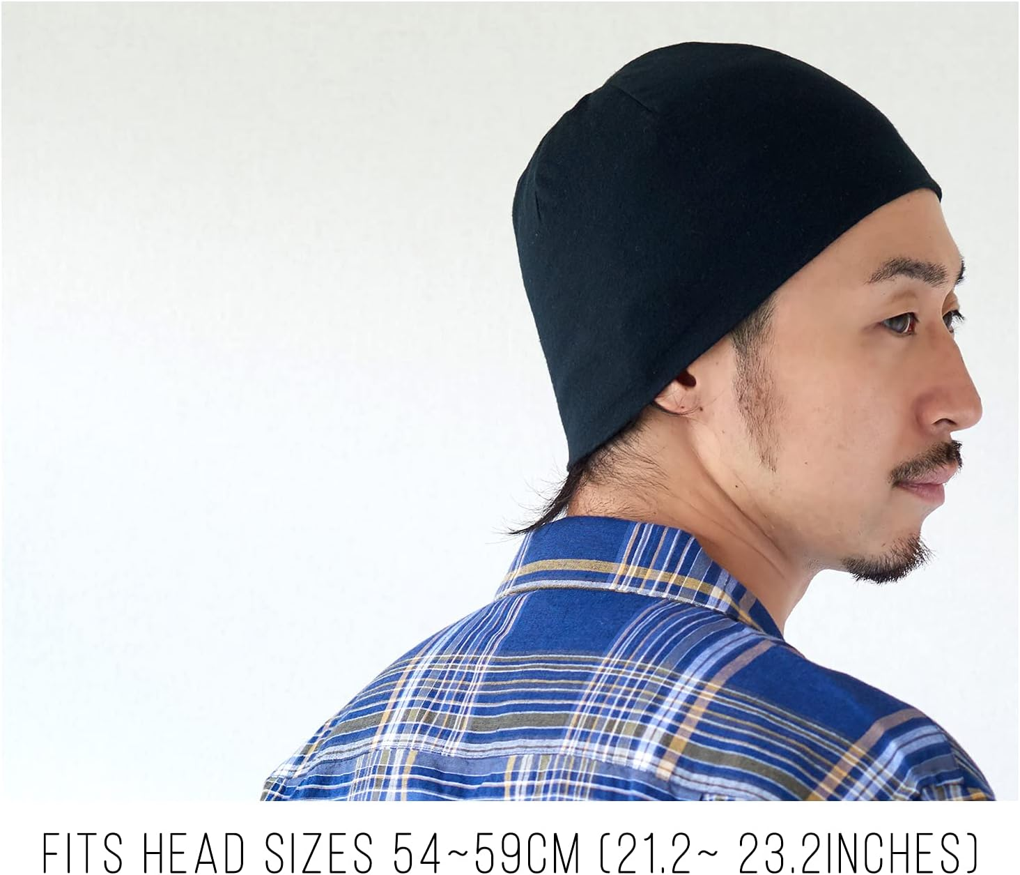 CHARM Organic Cotton Beanie Chemo Hat - Sensitive Skin Cap Snug Tight - Brown image number 2