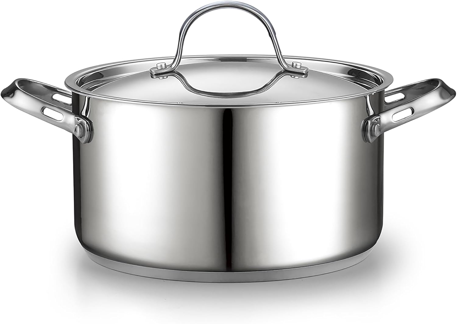 Cooks Standard 18/10 Stainless Steel Stockpot 6-Quart, Classic Deep Cooking Pot Canning Cookware Dutch Oven Casserole with Stainless Steel Lid, Silver image number 5