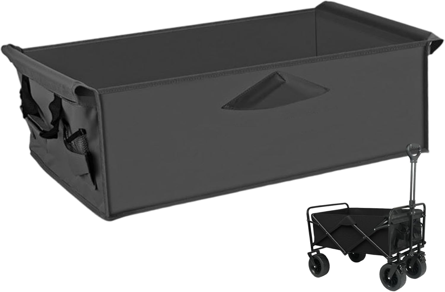 Wagon Cover, Shopping Cart Liner, 30X18X11 Inch Waterproof Foldable Wagon Cover, Removable Washable for Beach Camping Picnic image number 1