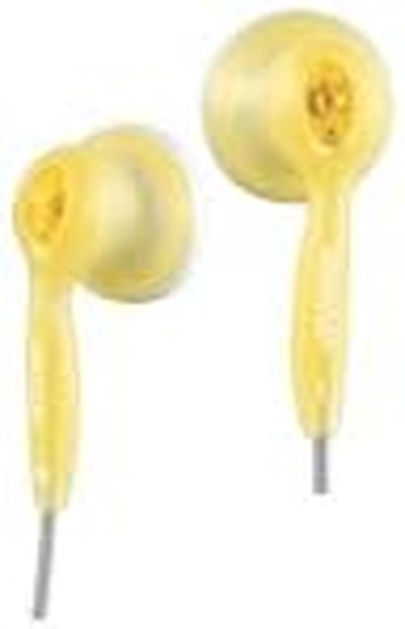 JVC HP-F220-Y Earbuds, Yellow
