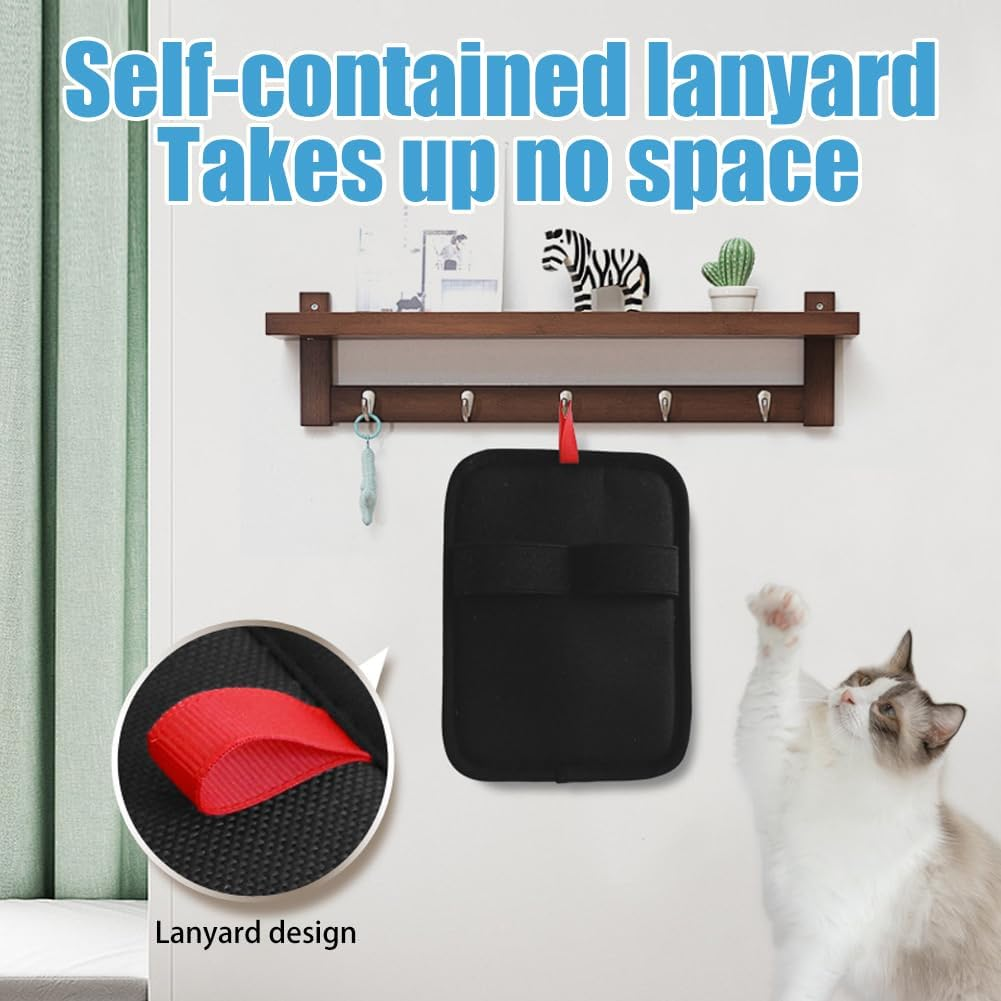 Kiwinvou 3 Pcs Pet Hair Remover Gloves,Reusable Cat & Dog Electrostatic Pet Hair Remover for Couch, Car Seat, Furniture, Carpet image number 1