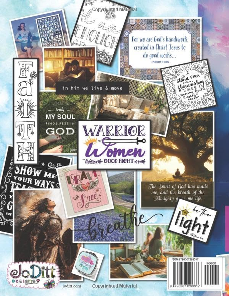 Faith Vision Board Magazine Clip Art Book for Christian Women: Inspirational Pictures, Religious Images, Hand Lettered Bible Verses and Prayer Board Quotes image number 1