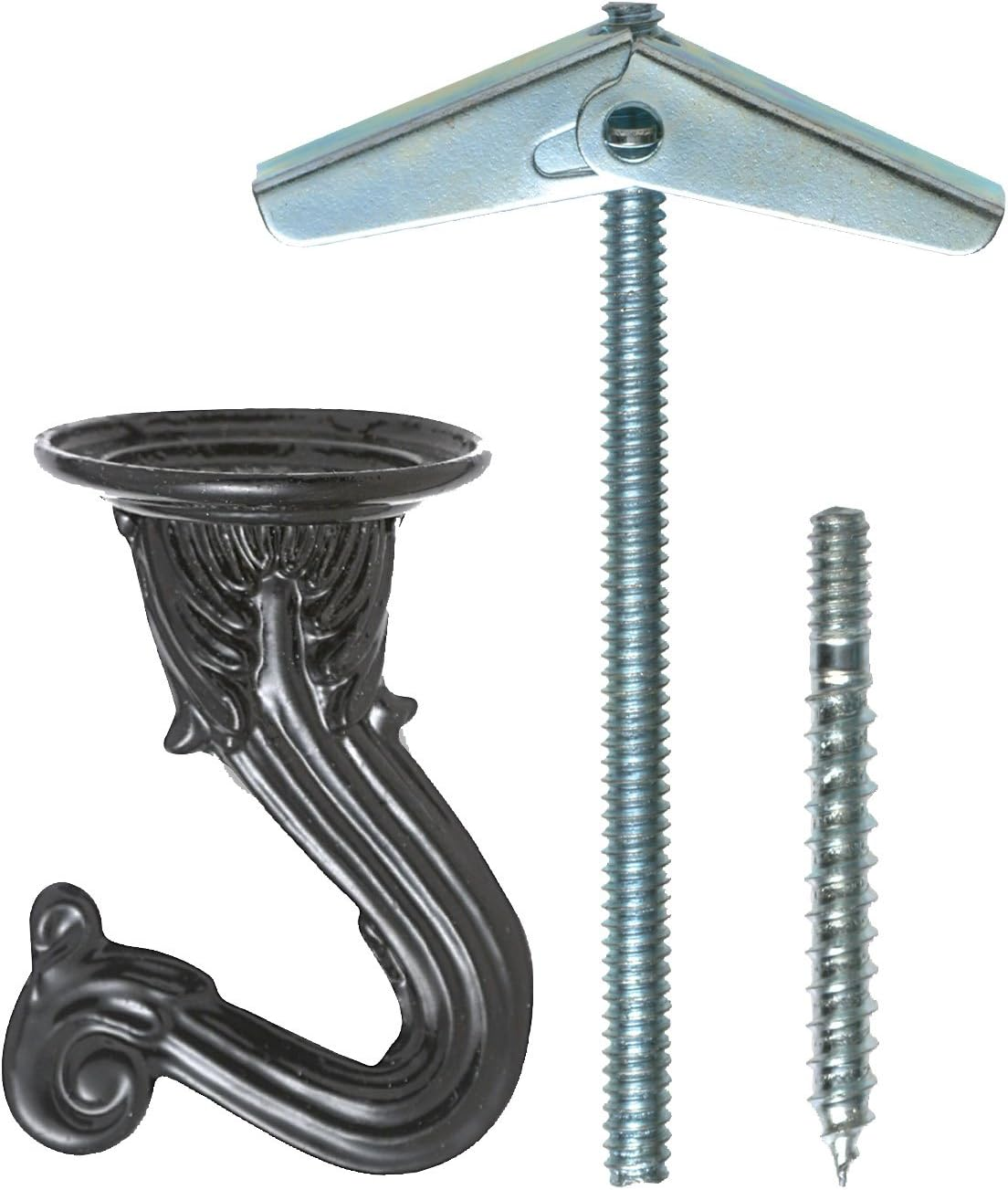 OOK Swag Hooks with Hardware, 6 Pack, 534516