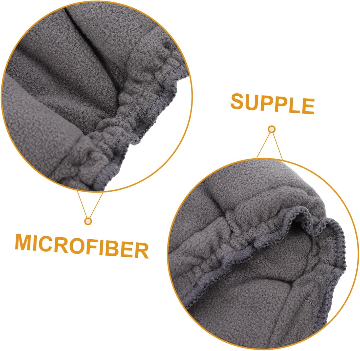 3Pcs Bamboo Charcoal Baby Diapers Reusable Cloth Diaper Inserts for Newborns Breathable and Comfortable Waterproof Nappy Liners image number 4