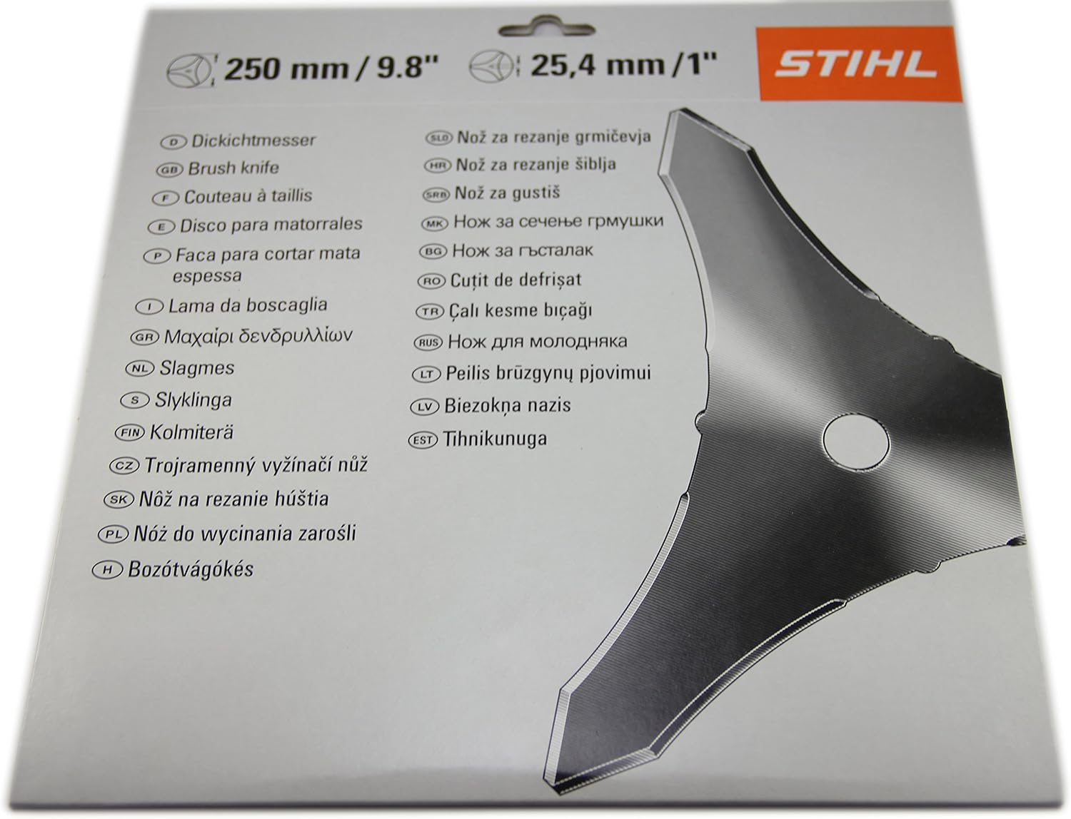 Stihl 4112 713 4100 25.4 Mm/ 1" Brush Knife Steel Blade image number 3
