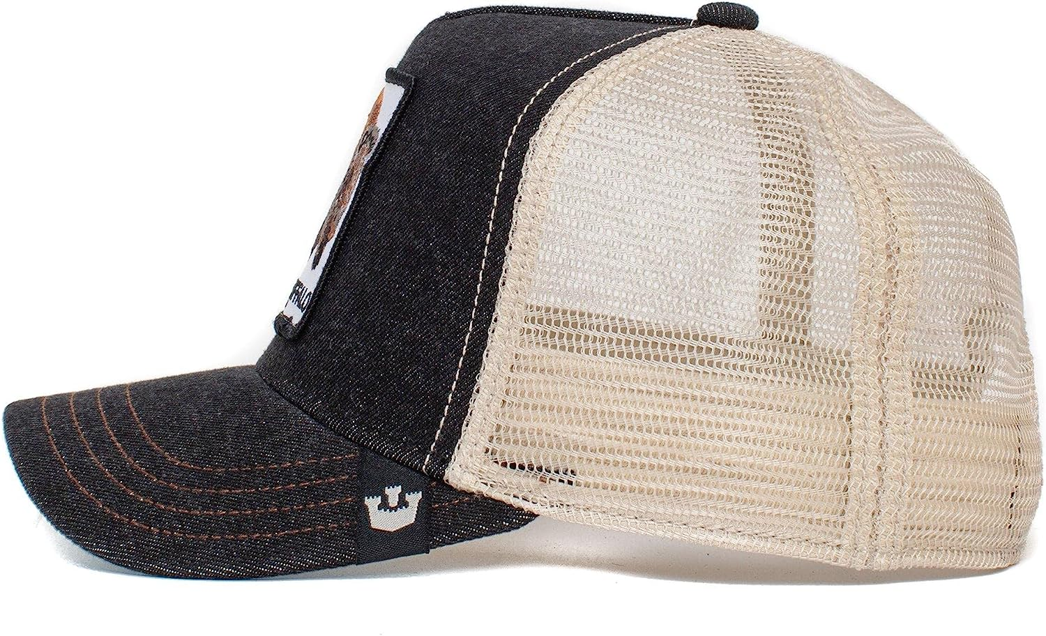 Goorin Bros Men'S the Buffalo Baseball Trucker Hat, Black
