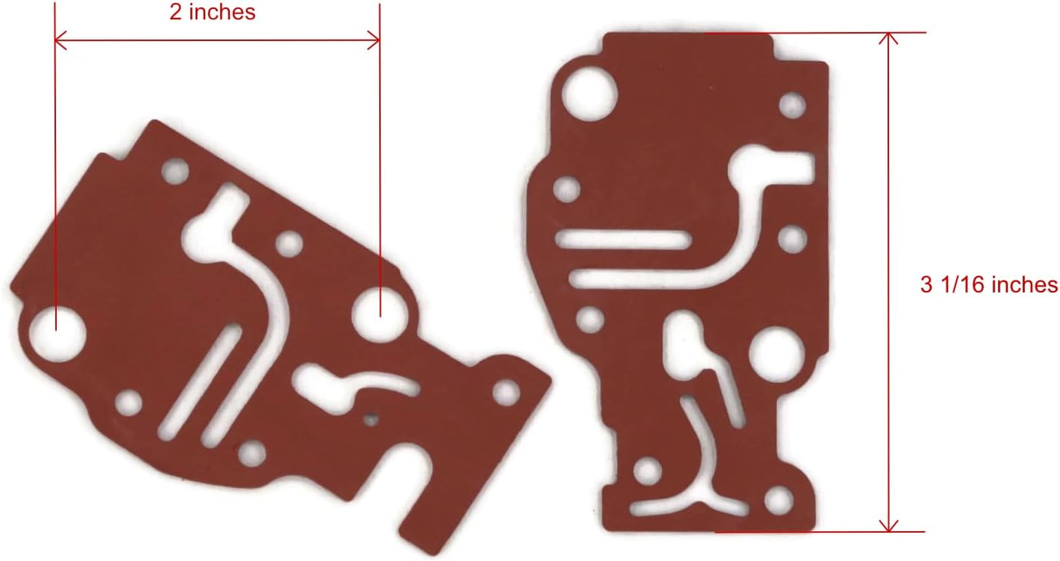 The ROP Shop | Carburetor Repair Kit for 1992 Evinrude E15RENM, 15HP, E15RLENM, E15ELENM Engine image number 3