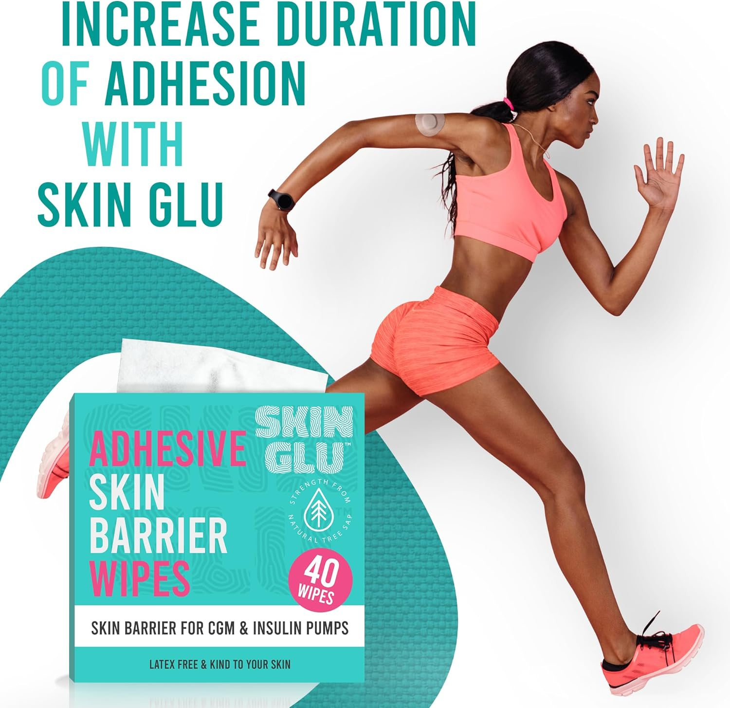 Not Just a Patch Air Dexcom G7 Adhesive Patches (20 Pack) - Strong and Light Stelo CGM & Dexcom G7 over Patches with Ultra-Hold 14 Day Adhesion, Durable Sensor Covers - Beige - Beige image number 3