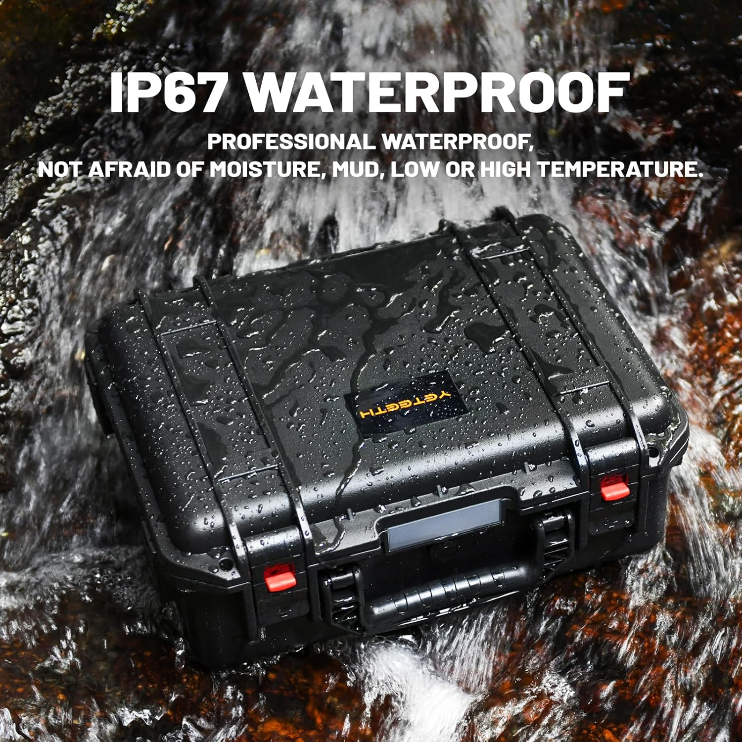 Case for DJI Avata 2 Drone Combo - Hard Case with Foam for DJI Avatar 2 Fly More Combo/Goggles 3/RC Motion 3/FPV Remote Controller, Waterpoof Carrying Case Fits for DJI Avata 2 Accessories (Only Case) image number 5