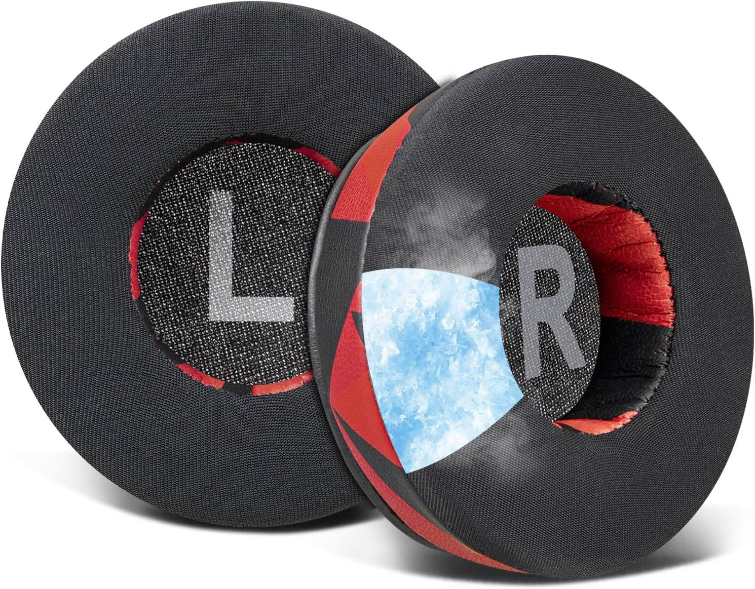 SOULWIT Earpads Replacement for JBL Tune 450Bt/Tune 460Bt/Tune 500Bt/Tune 510Bt/Tune 520BT/JR 300BT/JR 310Bt/E40Bt/Junior 320BT, Ear Pads Cushions with Soft Protein Leather - Black