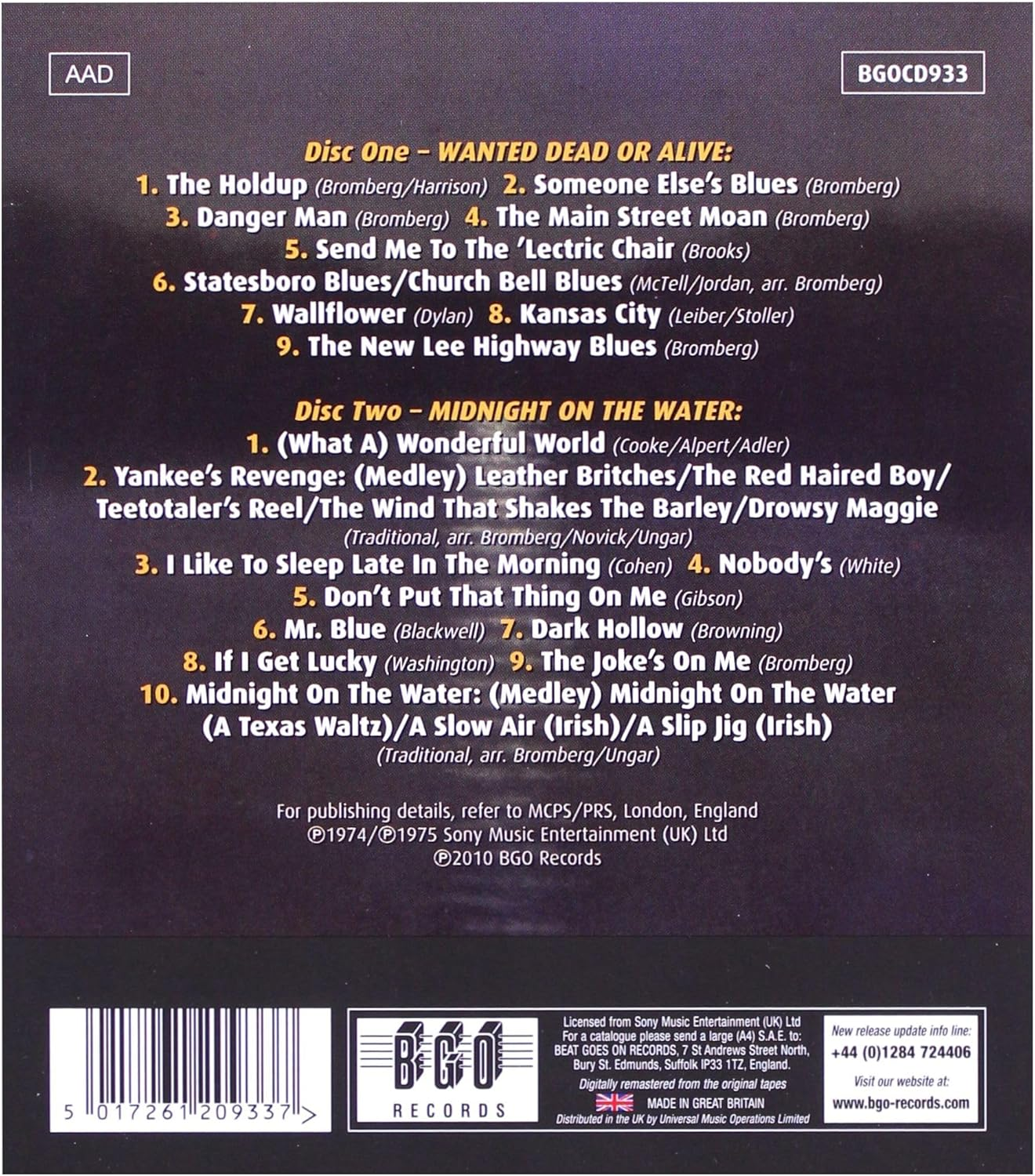 Wanted Dead or Alive / Midnight on the Water (Remastered)