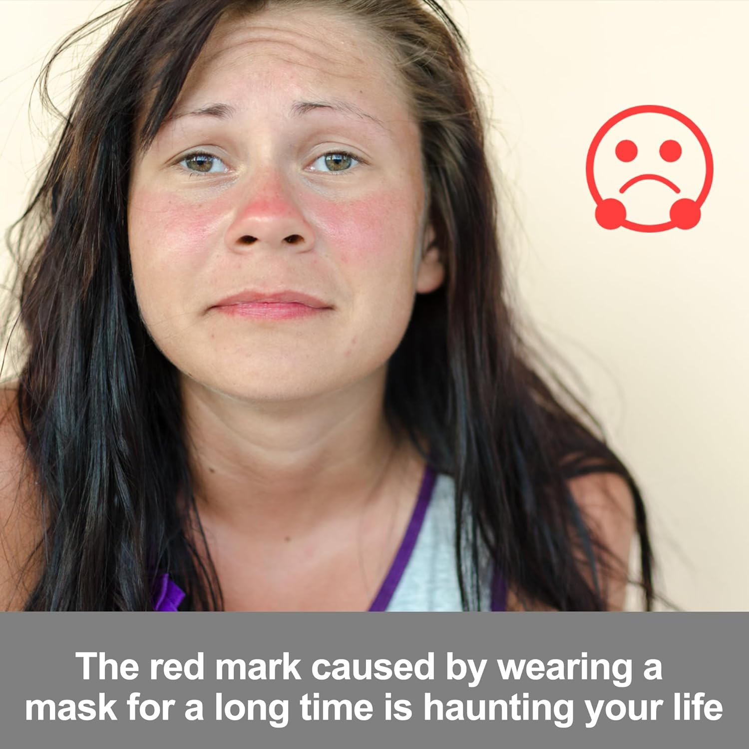 Full Face Mask Liners(M), Reusable Cushion Covers Compatible with Airfit F20& Airtouch F20 for Reducing Red Mark, NOT for Mirage Quattro& F30 Mask - Pack of 6, Great-Value Supplies by Airsmart image number 4