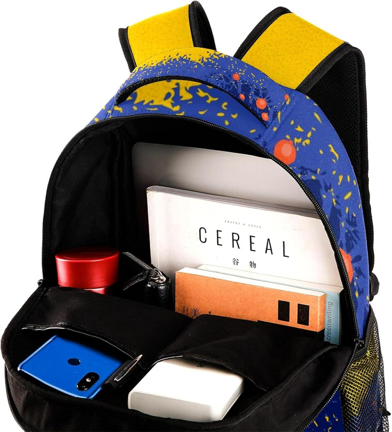 Nativity Deer Christmas Background Backpack Students Shoulder Bags Travel Bag College School Tote Backpacks image number 5