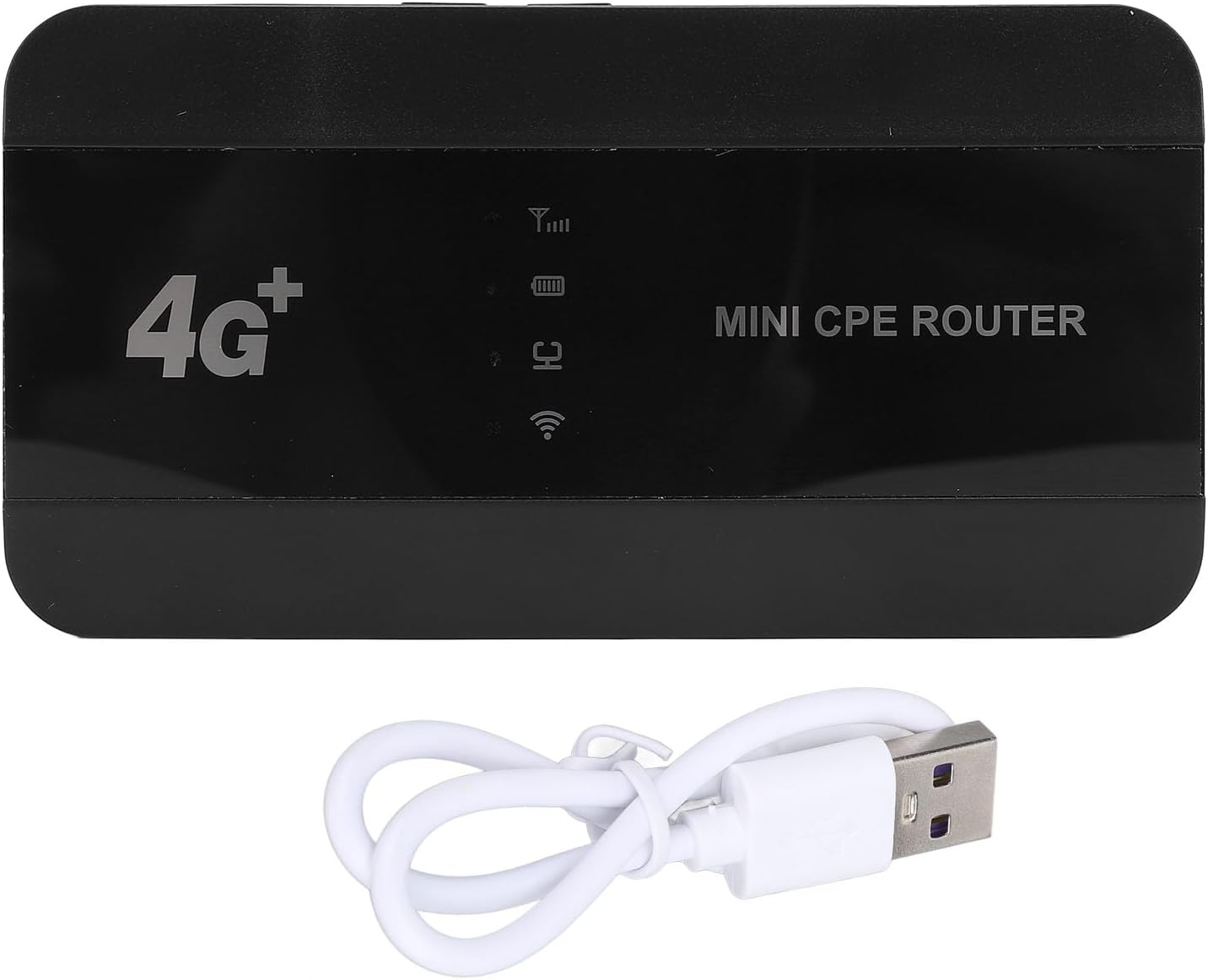 Mini CPE Router, 4G LTE Wifi 6 300Mbps High Speed Gigabit Ethernet Router with RJ45 Port and Sim Card Slot Type C Charging Portable Travel Router Support 10 Users for Indoor image number 2