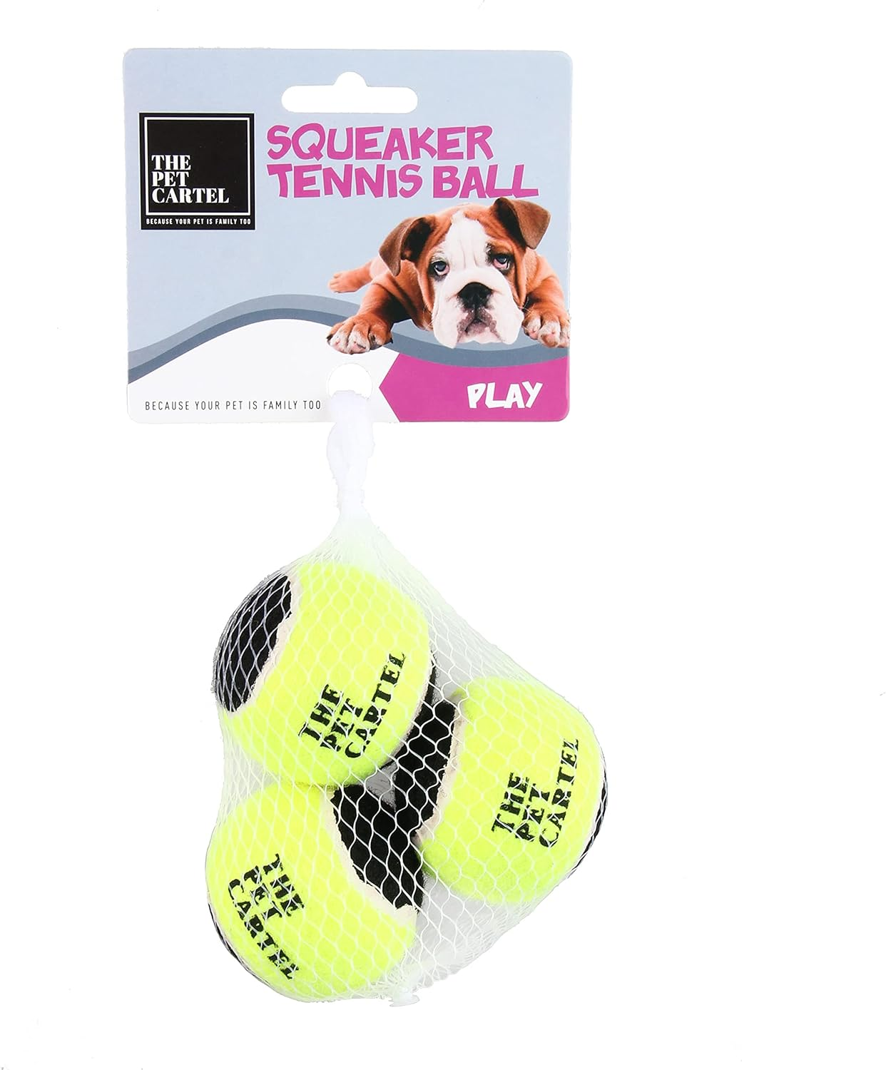 The Pet Cartel Tennis Ball 3 Pack Small image number 1
