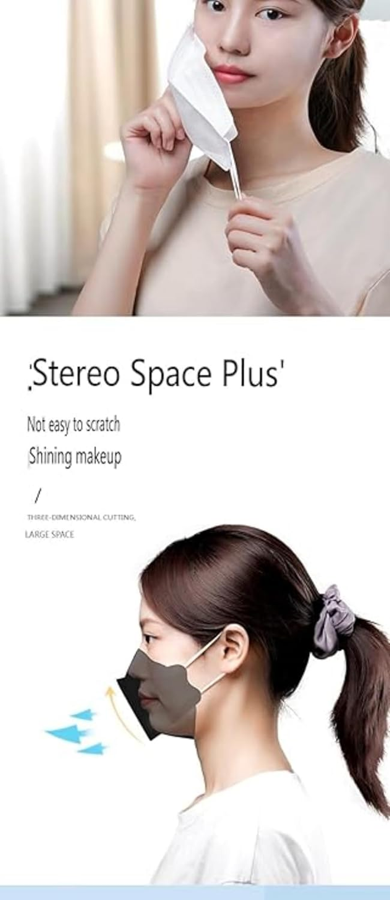 4 Layers of 5 Colors KF-94 Dust-Proof Filter Masks, Fish-Shaped Masks (50 Pcs) image number 1