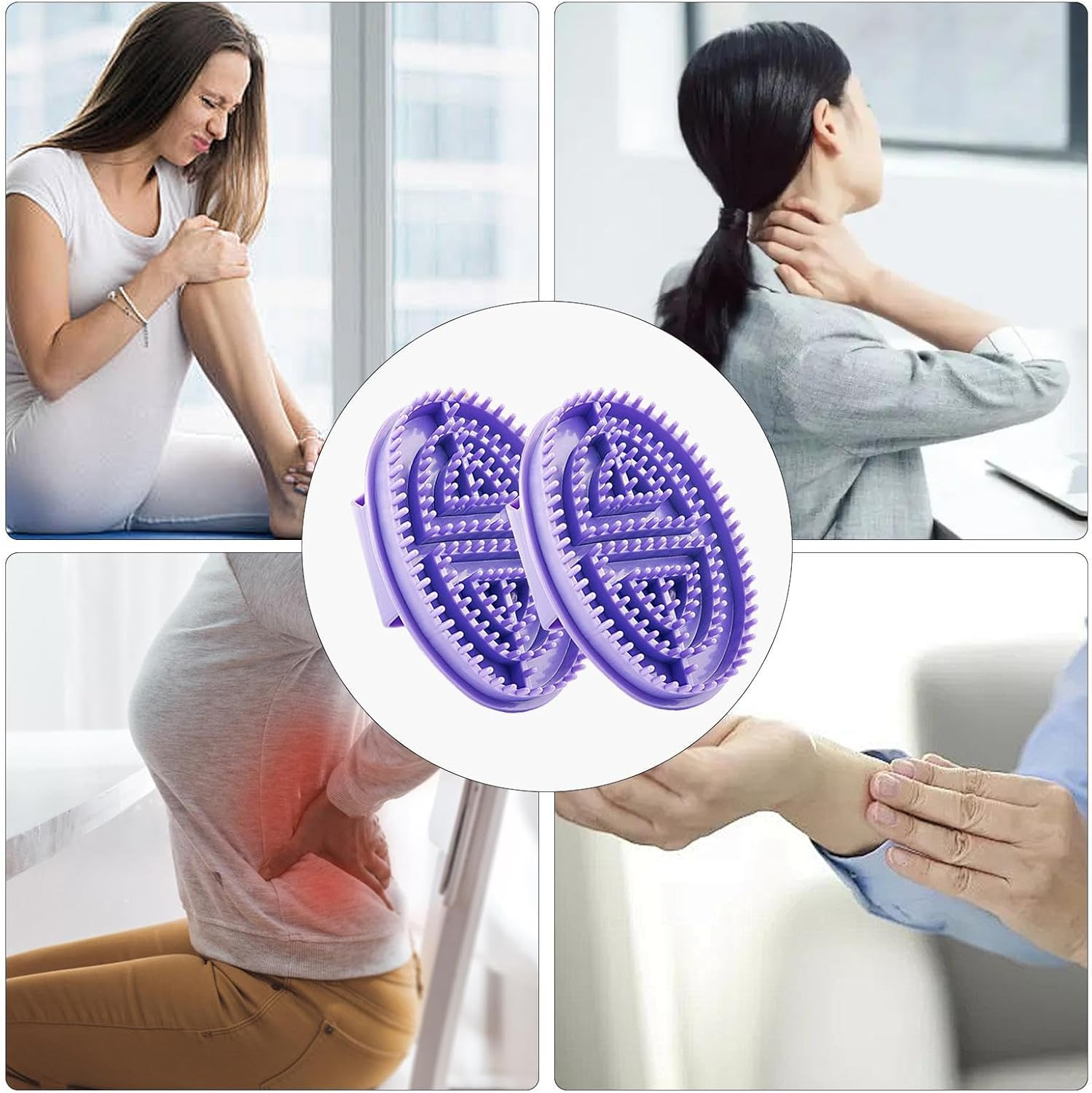 Meridian Massage Brush, Meridian Brush Ergonomic Massage, Long Lasting Comb for Massaging Oil Comb image number 2