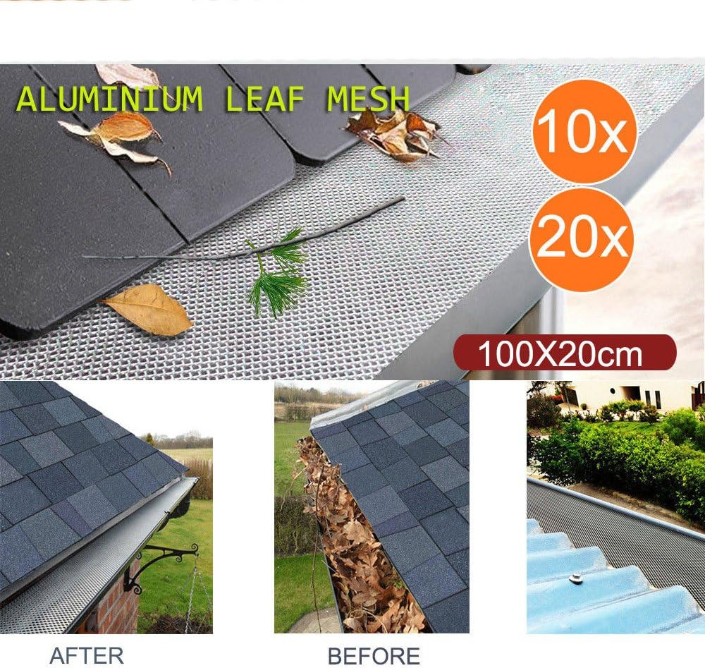 10M 20M Gutter Guard Aluminium Deluxe Leaf Mesh Keeps the Leafs Out (10) image number 4