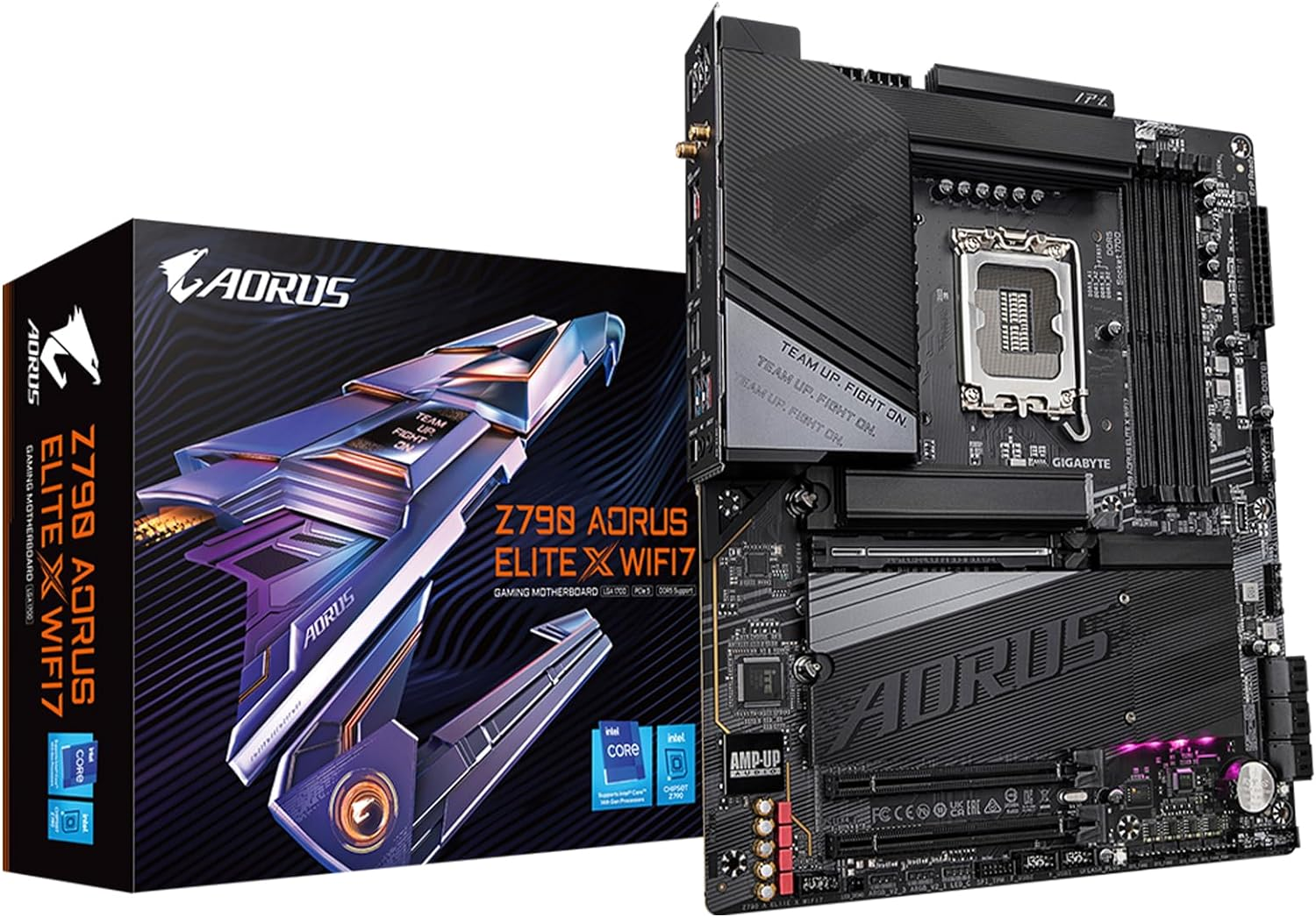 GIGABYTE Z790 AORUS Elite X WIFI7 (LGA 1700/ Intel/ Z790 X/ATX/ DDR5/ 4* M.2/ Pcie 5.0/ USB 3.2 Type-C/Wi-Fi 7/2.5Gbe Lan/Q-Flash Plus/Ez-Latch Plus/Motherboard) image number 3