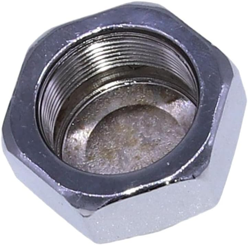 Fork Steering Stem Nut Caps,Motorcycle Parts,Silver,Motorbikes Supplies CNC Triple Tree Clamp Nut Caps Bolt Caps for Crf50 image number 2