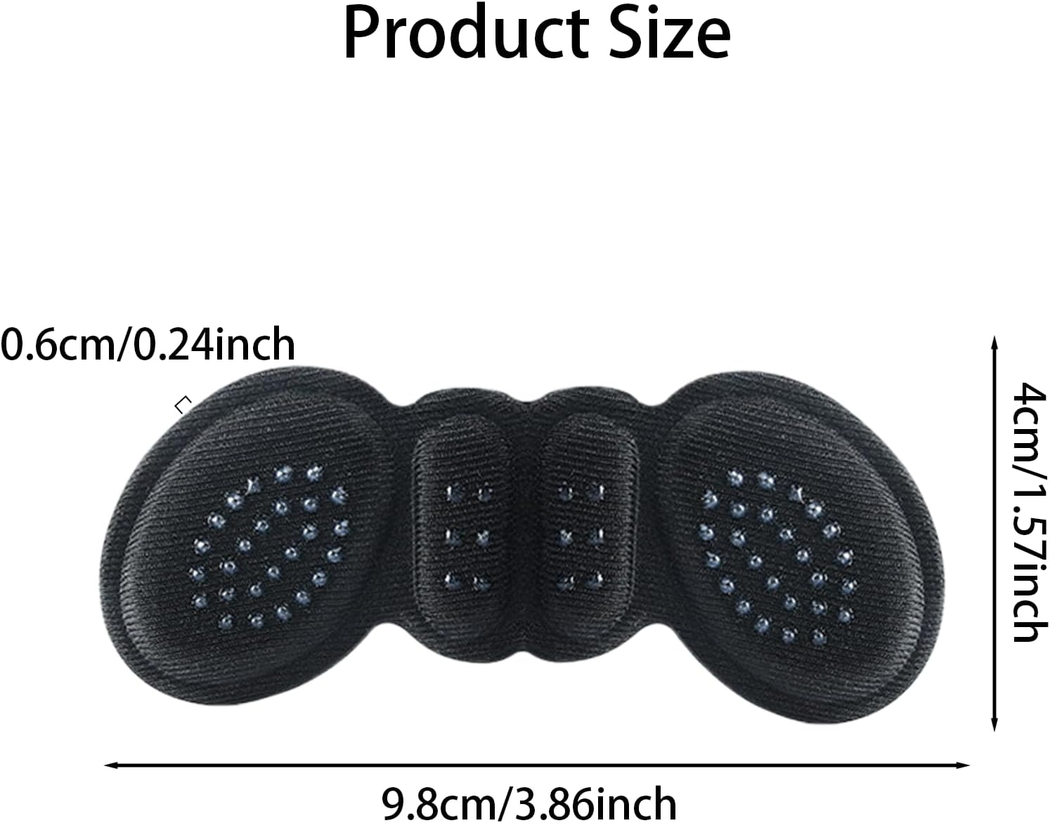 4 Pairs of Heel Anti-Slip Stickers, Sticky Heel Pads for Men and Women Heel Protectors Suitable for Loose Shoes Prevent Heels from Slipping Improve Shoe Fit and Comfort image number 6