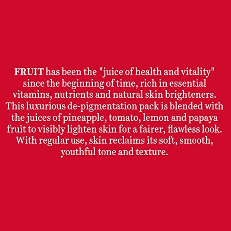 Biotique Bio Fruit Whitening and Depigmentation Face Pack, 100G