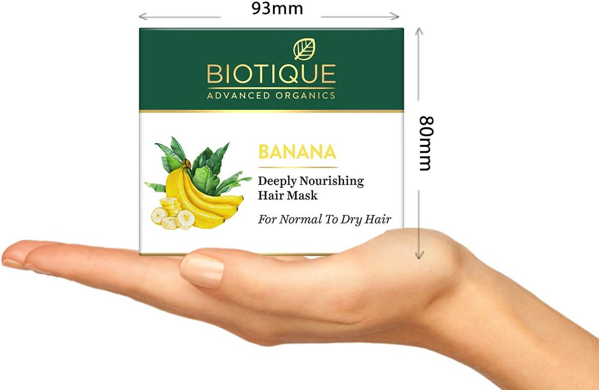 Biotique Banana Deeply Nourishing Hair Mask for Normal to Dry Hair, 175G image number 2