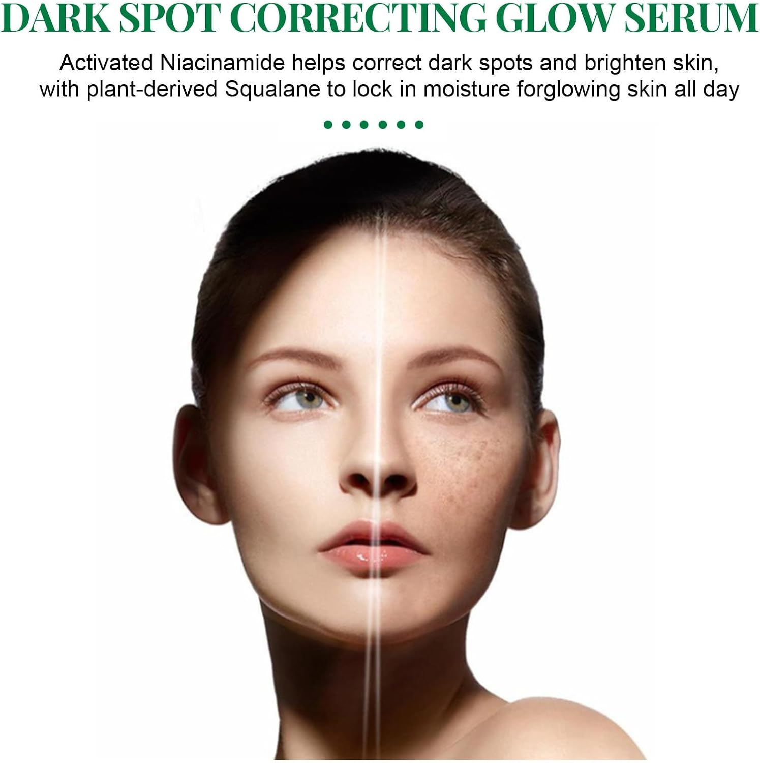 Dark Spot Correcting Glow Serum, Niacinamide Facial Serum for Dark Spot Remover, Brightening Serum for Hyperpigmentation, Hydrating Anti-Aging Face Serum, Moisturizing Skin Care for Uneven Tone (1Pcs) - 1Pcs image number 1