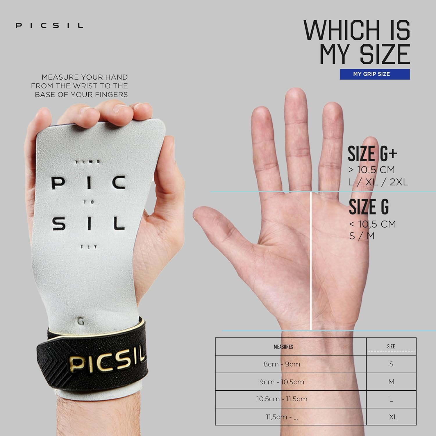 PICSIL Condor Grips, No Hole Leather Hand Grips, Increased Protection and Comfort, Hand Grips for Gymnastic, Cross Training, Pull Ups, Weightlifting, Prevents Blisters and Tears image number 5