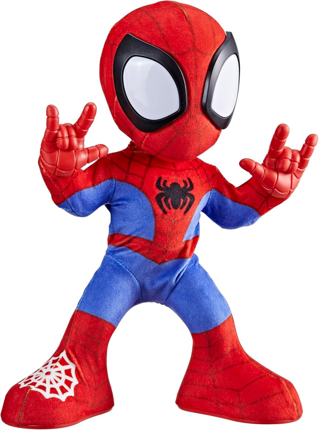 Marvel Spidey and His Amazing Friends Dance 'N Crawl Spidey, Interactive Plush Toy with 20 Phrases & Sounds, 2 Songs, Super Hero Christmas Gift Toys for Kids 3 & Up image number 6
