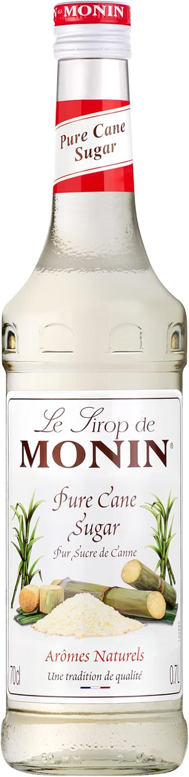 MONIN Cane Sugar Syrup, Pure and Sweet, Great for Coffee, Tea, and Specialty Cocktails, Gluten-Free, Vegan, Non-Gmo, 700Ml - 700 Ml (Pack Of 1)