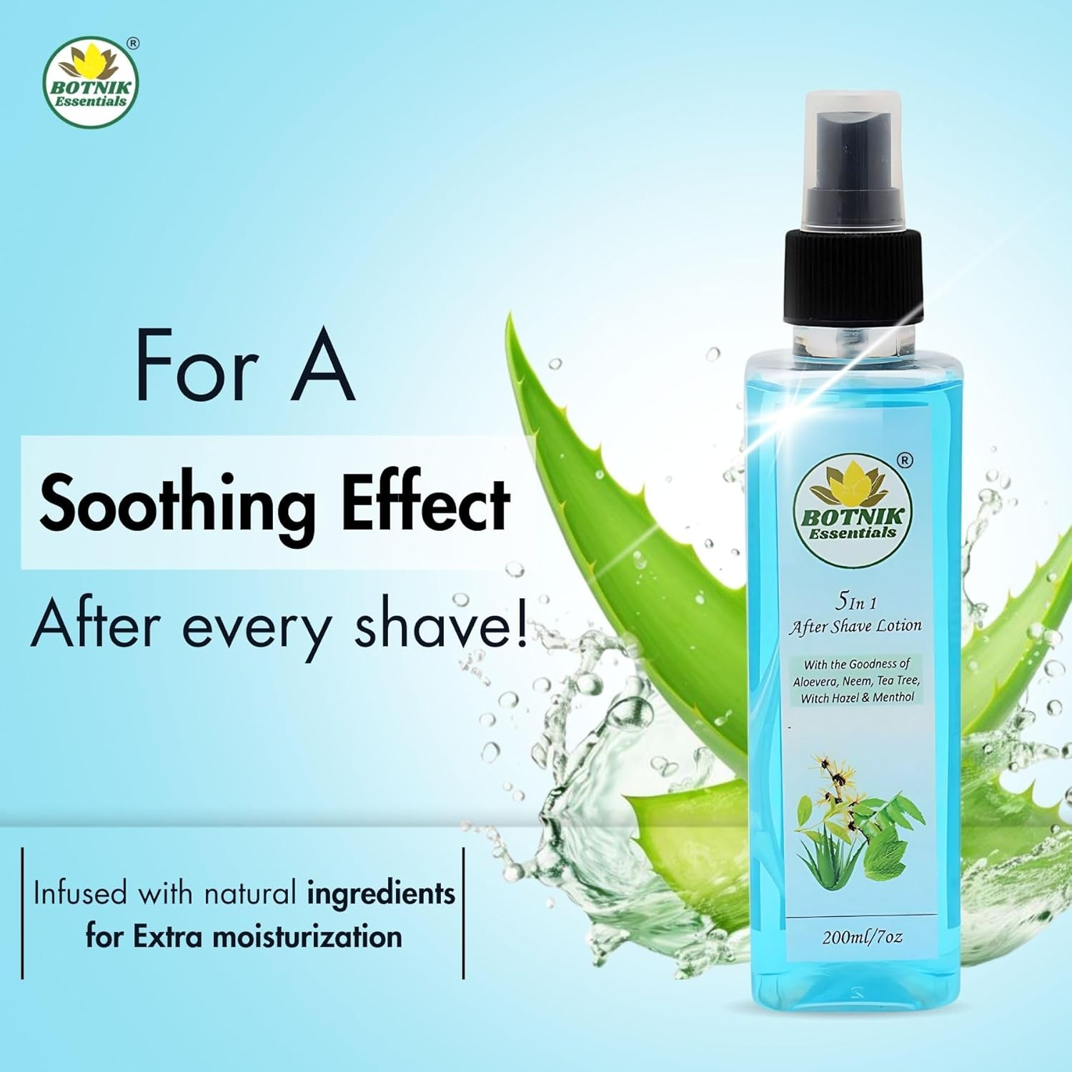 BOTNIK ESSENTIALS 5 in 1 after Shave Lotion 200ML image number 5
