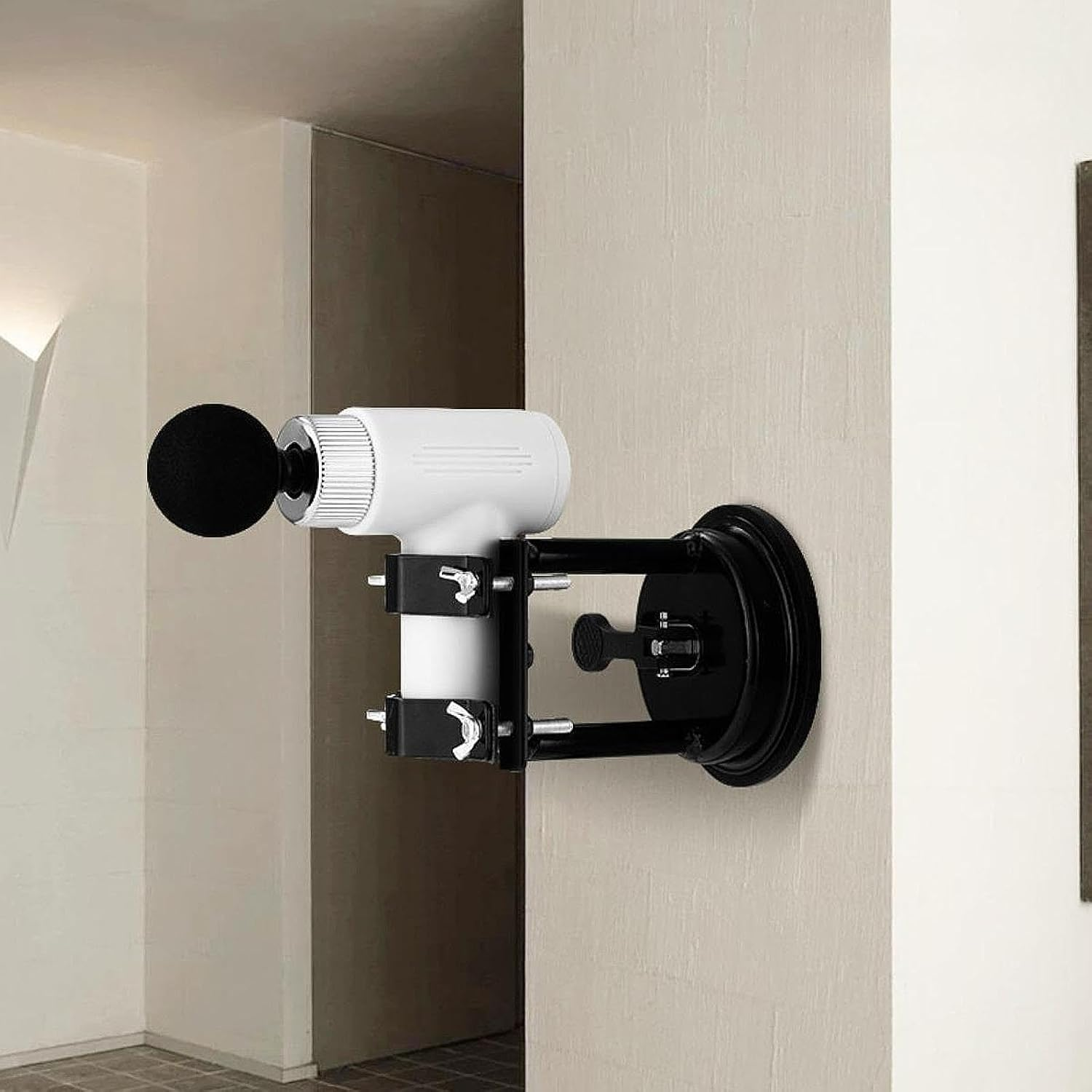 "Abbraccia" Massage Device Holder Massage Grip Holder Room Home Easy Installation Powerful Suction Cup Bracket Mounting Base image number 5