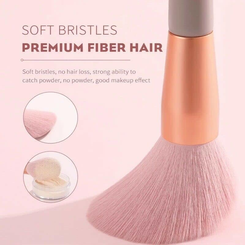 13 Pcs Professional Makeup Brushes Set Beauty Foundation Eyeshadow Makeup Brush - Available in Pink & Green image number 6