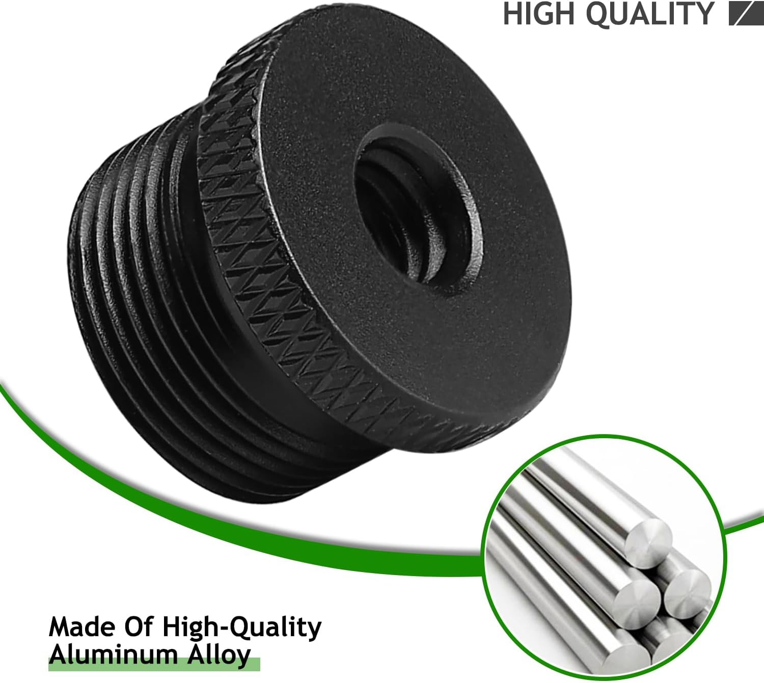 4 Pack Mic Stand Adapter 1/4 Female to 5/8 Male Screw Adapter Thread Tripod Screw Adapter for Microphone Stand Mount to Camera Tripod image number 4