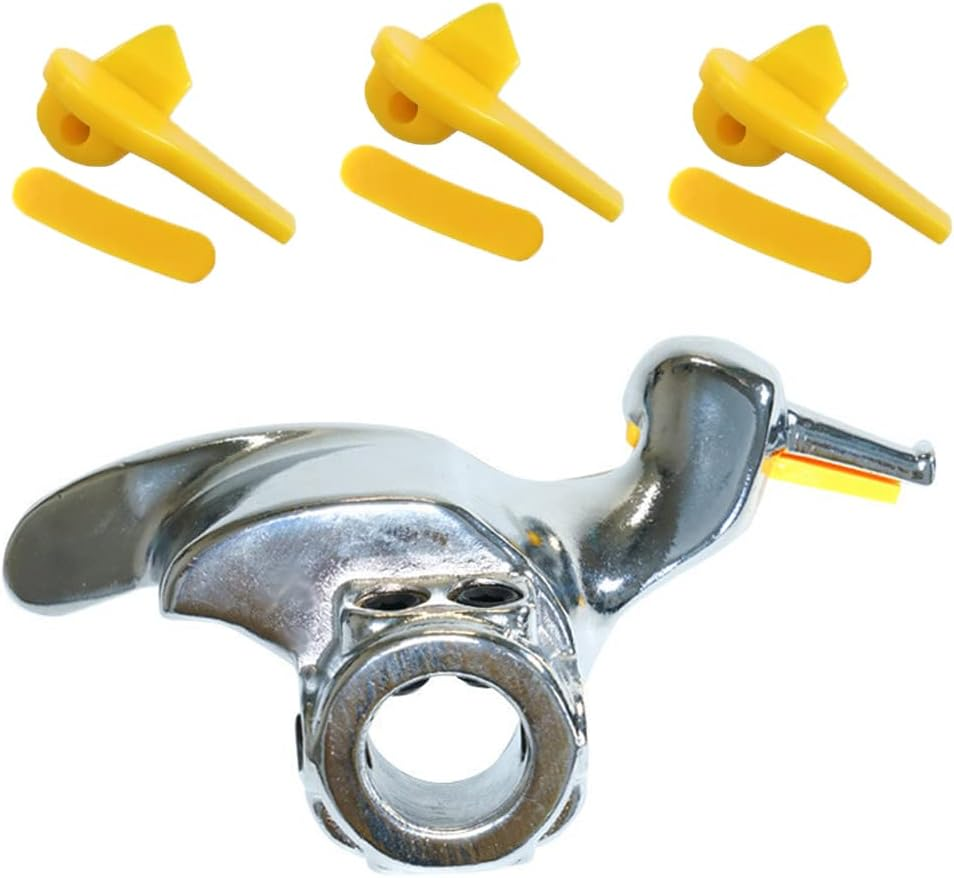 28MM Manual Tire Changer Tool, Mount Head, Motorcycle Car Steel Tyre Changer Mount Demount Duck Head Accessory with 3 Rubber Pads image number 3