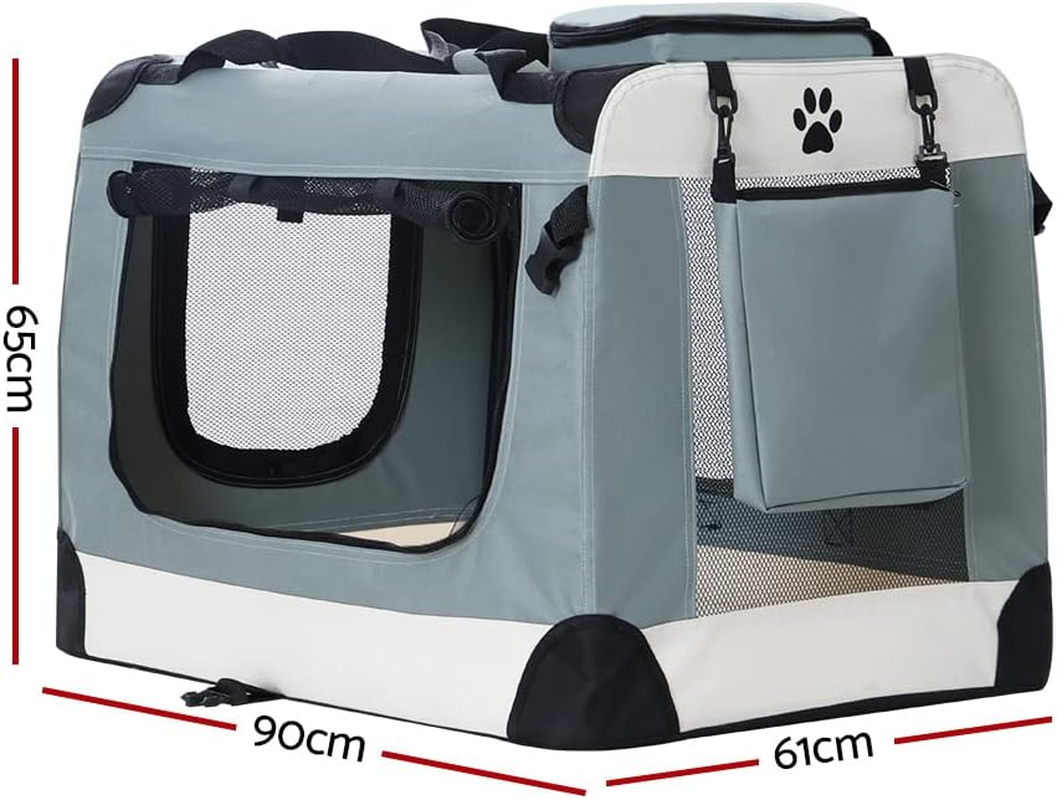 Pet Carrier Soft Crate Dog Cat Travel Portable Foldable Car 2XL Large Size image number 5
