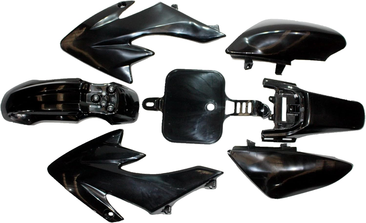 BLYGO BLACK Plastics Guard Fairing Fender Kit CRF50 110C 125Cc PIT PRO Trail Dirt Bike image number 6