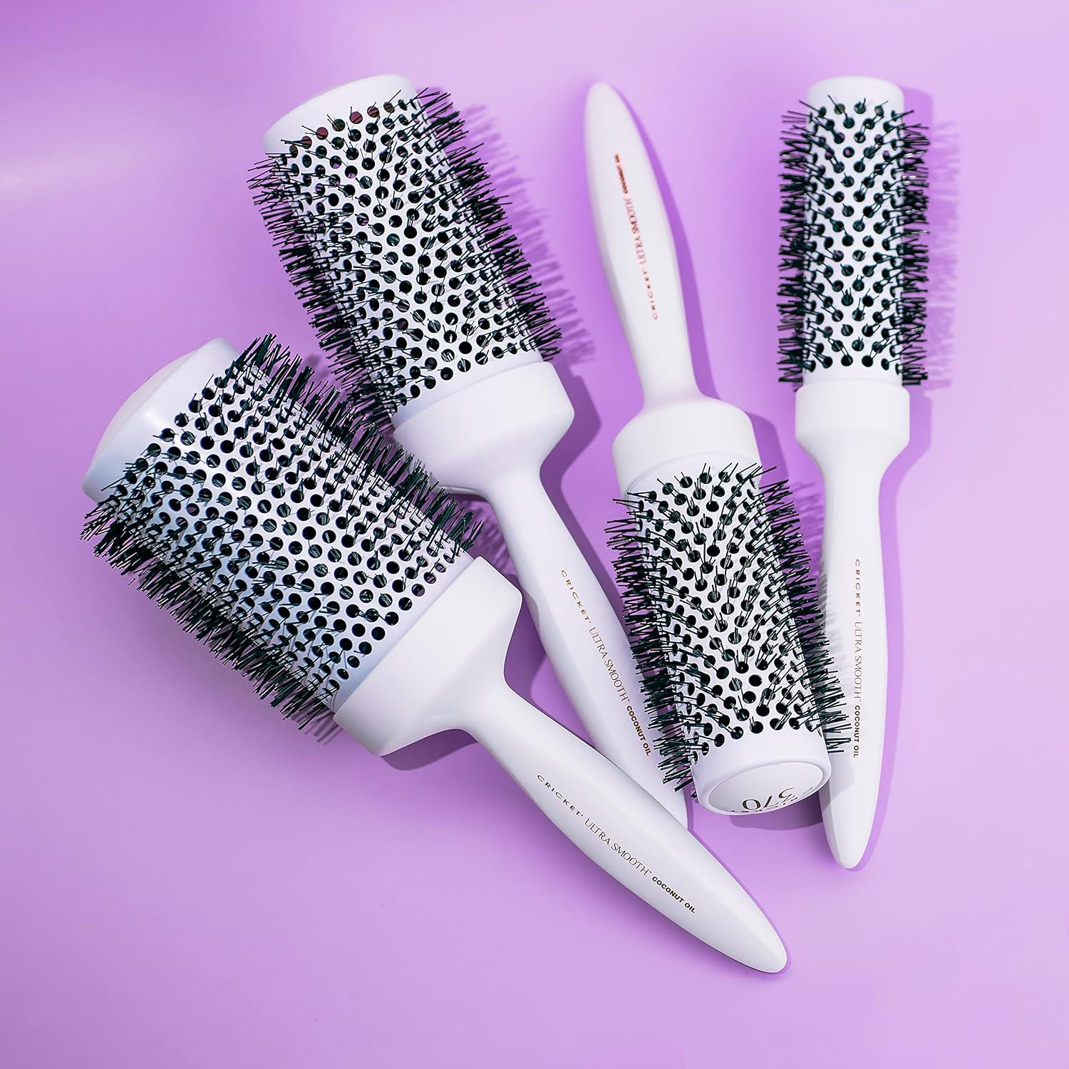 Ultra Smooth Coconut Thermal Brush - 390 by Cricket for Unisex - 2 Inch Hair Brush image number 6