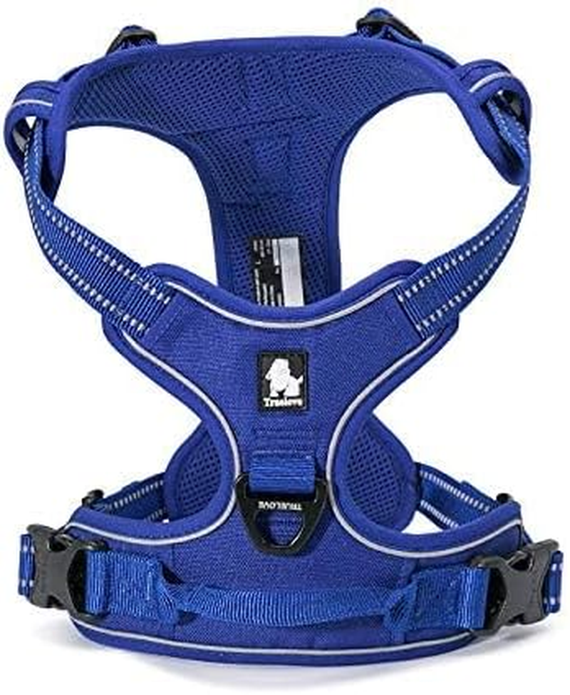 WINHYEPET Truelove Dog Harness No-Pull Reflective Adjustable Pet Harness with 2 Lead Clips, Easy Control Handle for Small, Medium and Large Dogs, TLH5651 image number 4