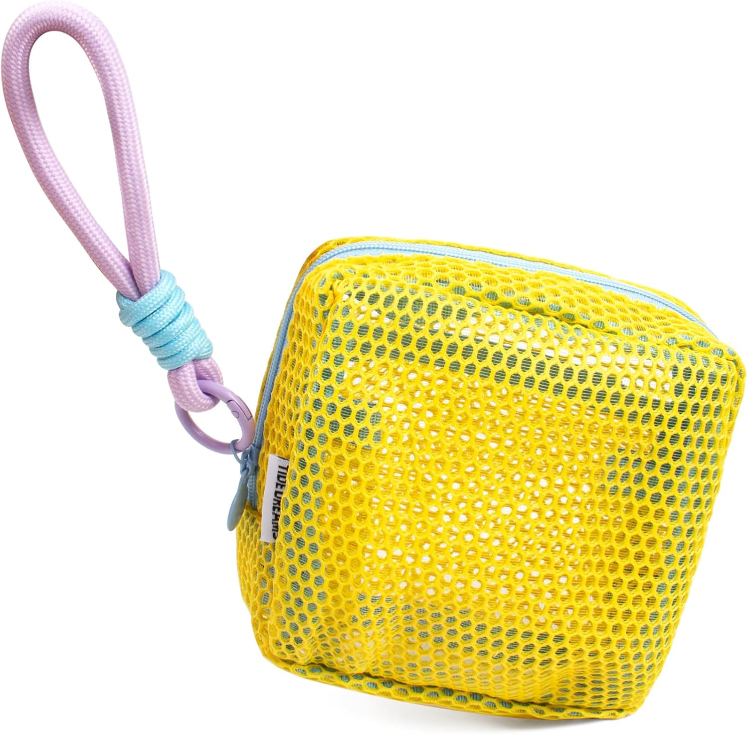DDPOND Mesh Makeup Bag Mesh Cosmetic Bag Travel Toiletry Bag Pouch with Zipper Mini Cute Makeup Cosmetic Travel Toiletry Purse Bag for Travel Accessories (Green) image number 1