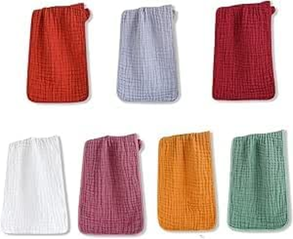 Agrap 7-Layer Pure Cotton Hiccup Cloth, 100% Cotton, 20 Inches X 10 Inches, Suitable for Baby Drool and Grooming, Soft, Safe, and Gentle Baby Bath Towel, Gender Free, Is the Best Gift Choice (Small)