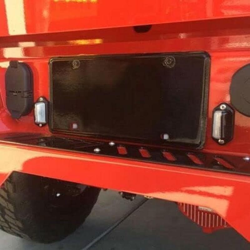 2PCS Universal 12/24VLED License Number Plate Light Lamps for Car Boats Automotive Aircraft RV Truck Trailer Exterior Lamps, and Aircraft, Easy Installation, Low Consumption