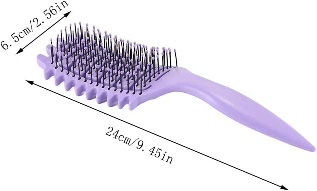 Enwye Curling Brush, Detangling Brush, Hair Brush with Soft Bristles for Curly Hair, Curling Comb with Soft Bristles for Detangling Hair for Women, Men and Girls image number 6