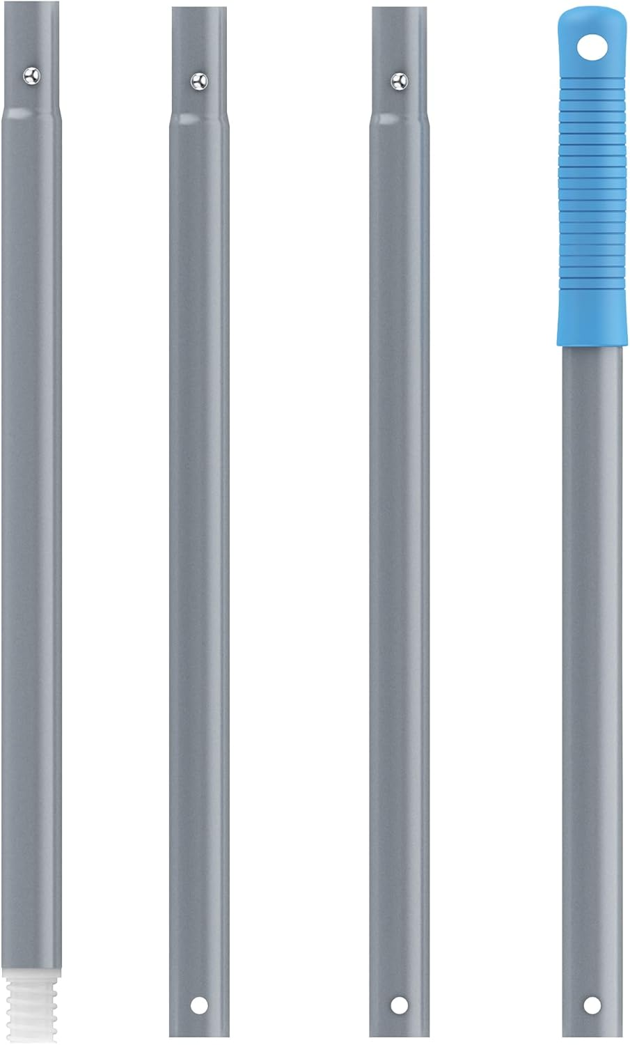 MR.SIGA 54.3 Inch Long Extension Pole, Adjustable 4 Pieces Aluminum Pole for Window Squeegee image number 6