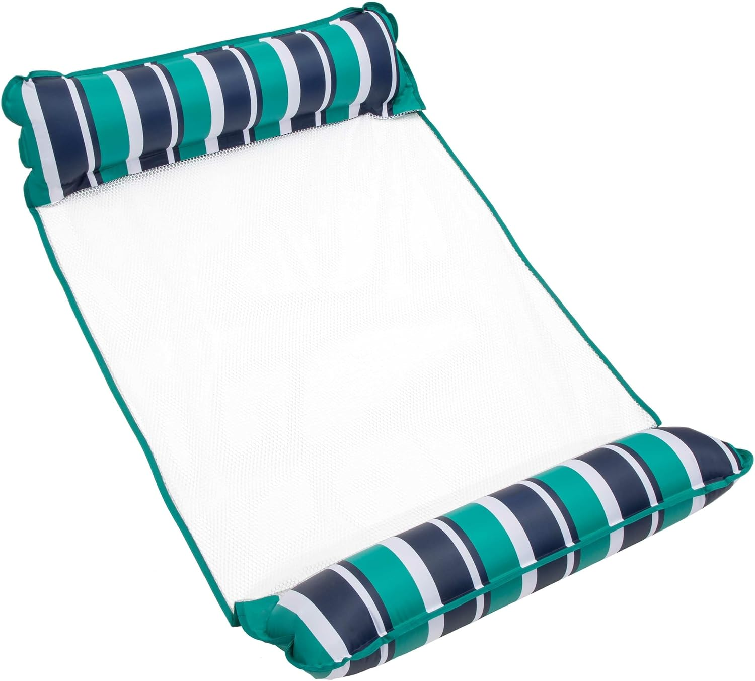 Aqua Original 4-In-1 Monterey Hammock Pool Float & Water Hammock &ndash; Multi-Purpose, Inflatable Pool Floats for Adults &ndash; Patented Thick, Non-Stick PVC Material &ndash; Golden Sunshine