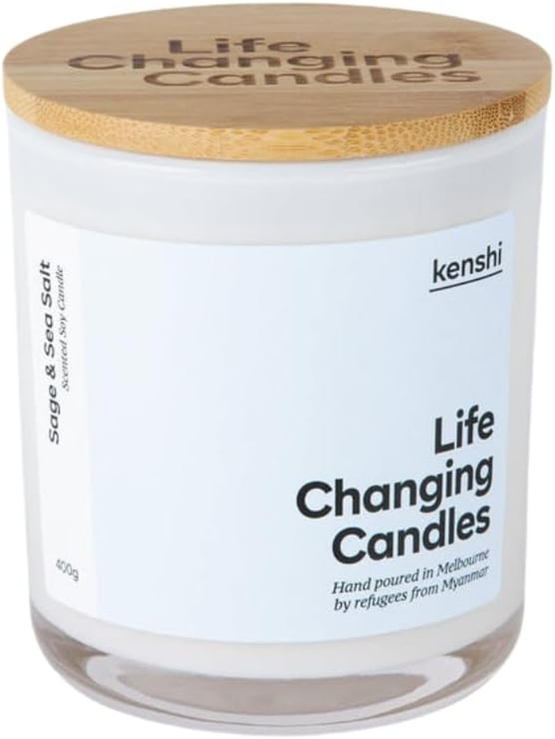 Kenshi Sage and Sea Salt Life Changing Candle 400 G image number 4