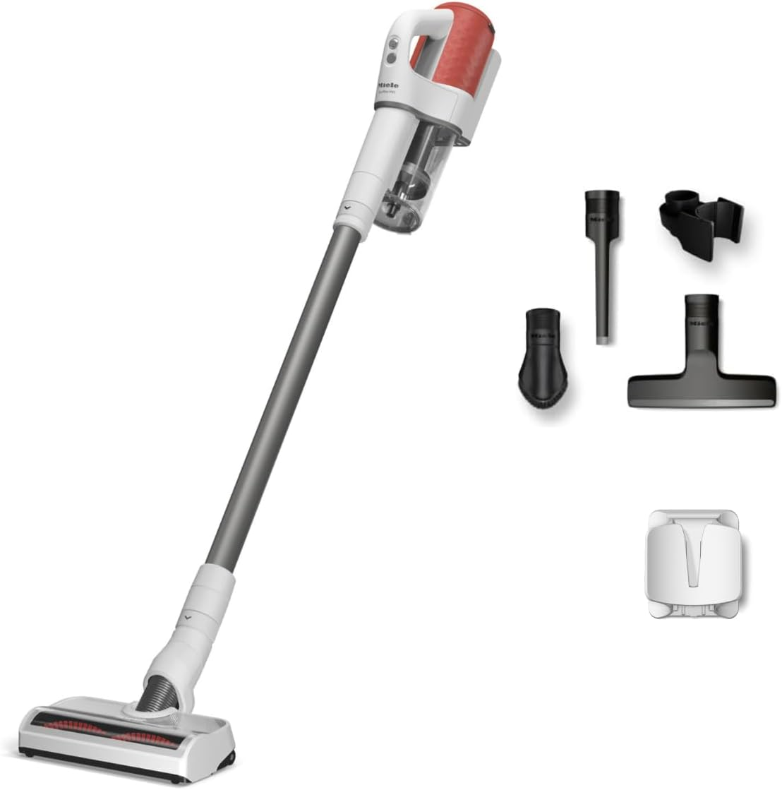 Miele Duoflex HX1 Cat and Dog Cordless Stick Vacuum Cleaner, Multifloor Electrobrush, Fine Dust Filter, Speedlock Wall Mount Included, Obsidian Black/Space Grey