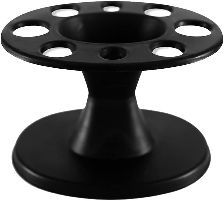 AKOAK 1 Pack Comb Display Rack Circular Plastic Hair Brush Storage Frame Professional Salon Hair Perm and Hair Dye Storage Tool Accessories (Black) image number 6