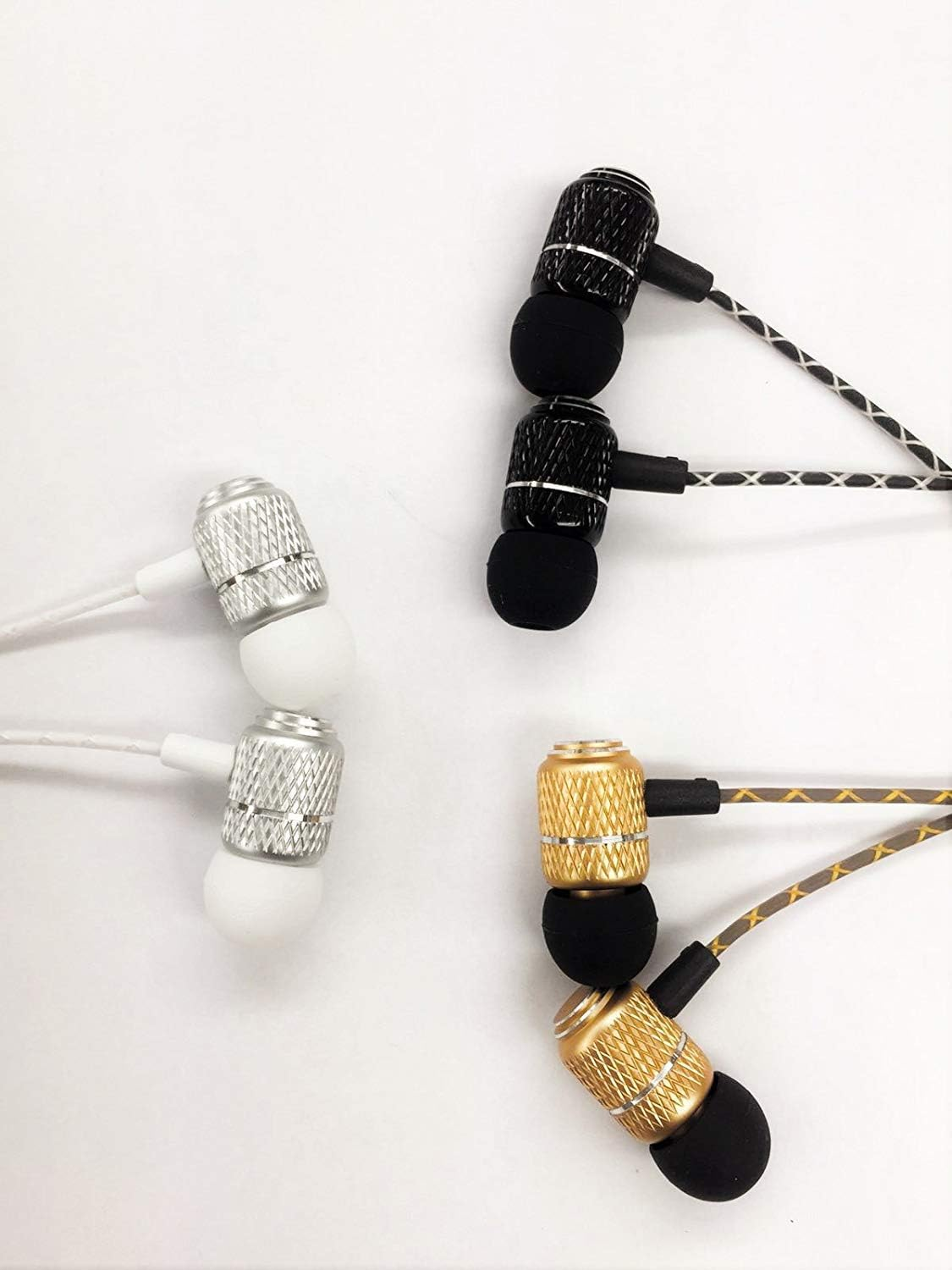 Compatible with ALCATEL 3X Earphone (2019), Headphones/Earphones Wired Bass Stereo In-Ear Headphone Earphone Headset Earbuds with Remote and Mic Microphone with 3.5Mm Jack (Rose Gold) image number 2